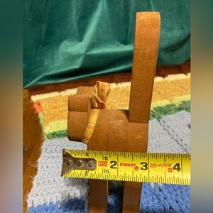 Accents | Vintage Primitive Rustic Painted Wood Kitty Cat | Poshmark